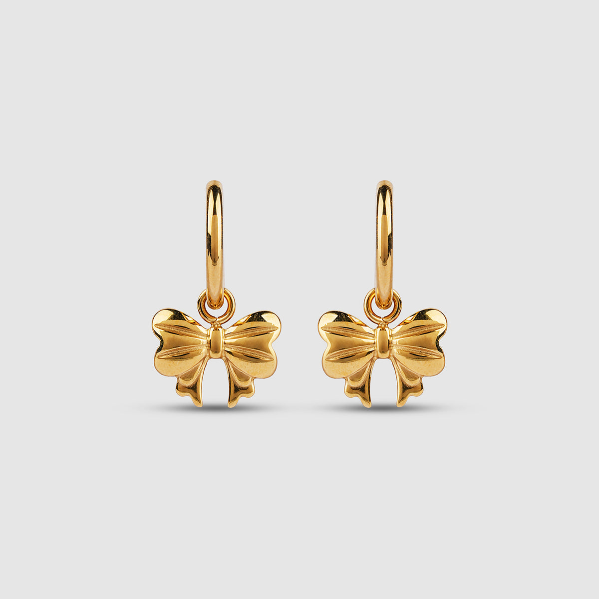Bow Huggie Hoop Earrings
