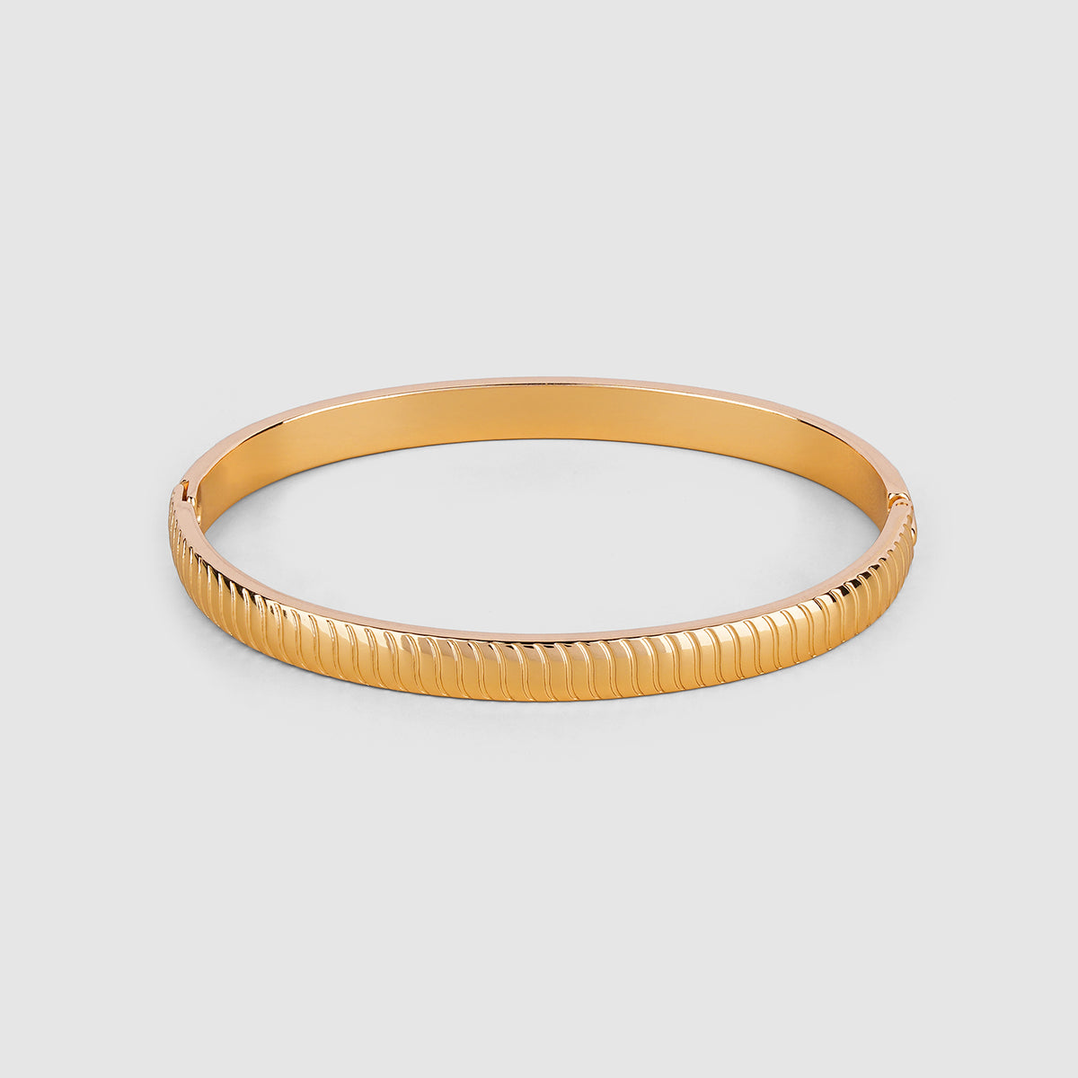 Coiled Gold Bangle