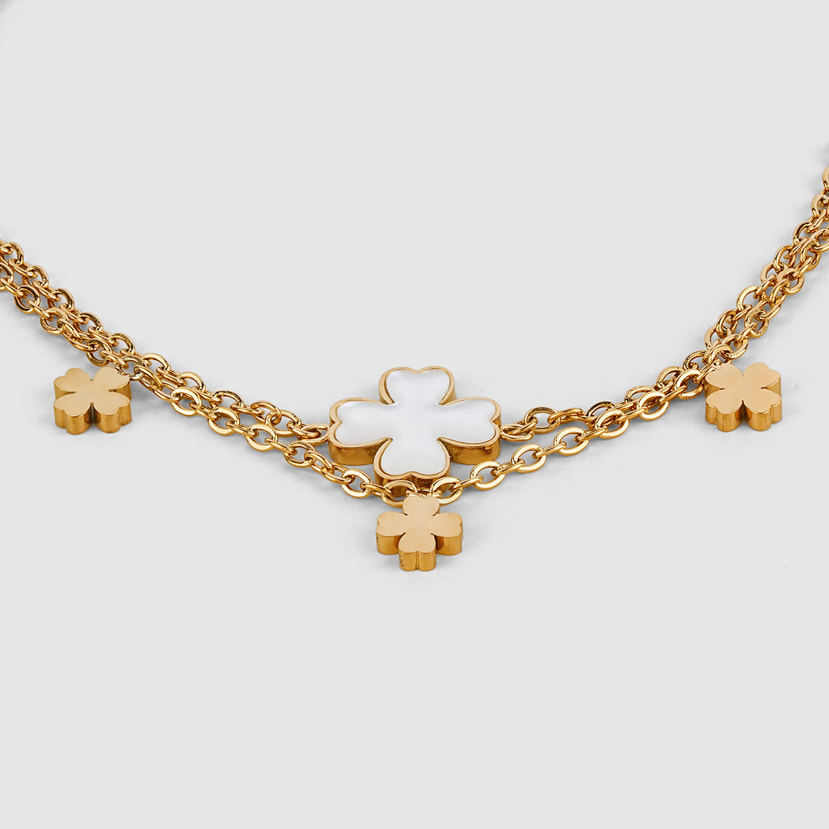 Clover Two Layer Bracelet