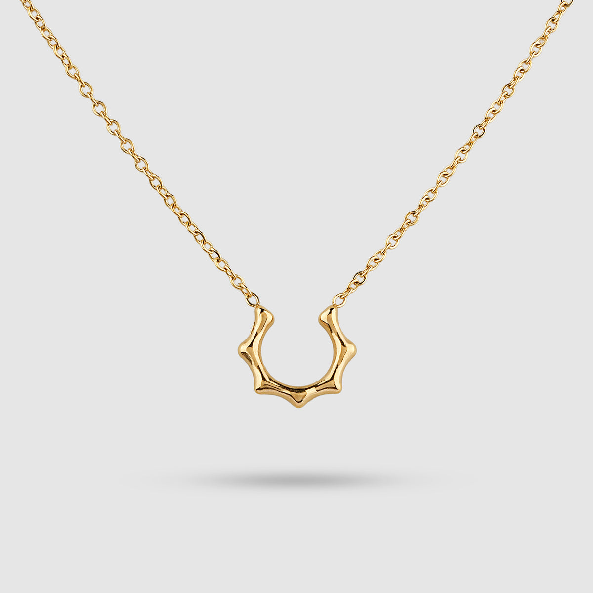 Molten Crescent Necklace