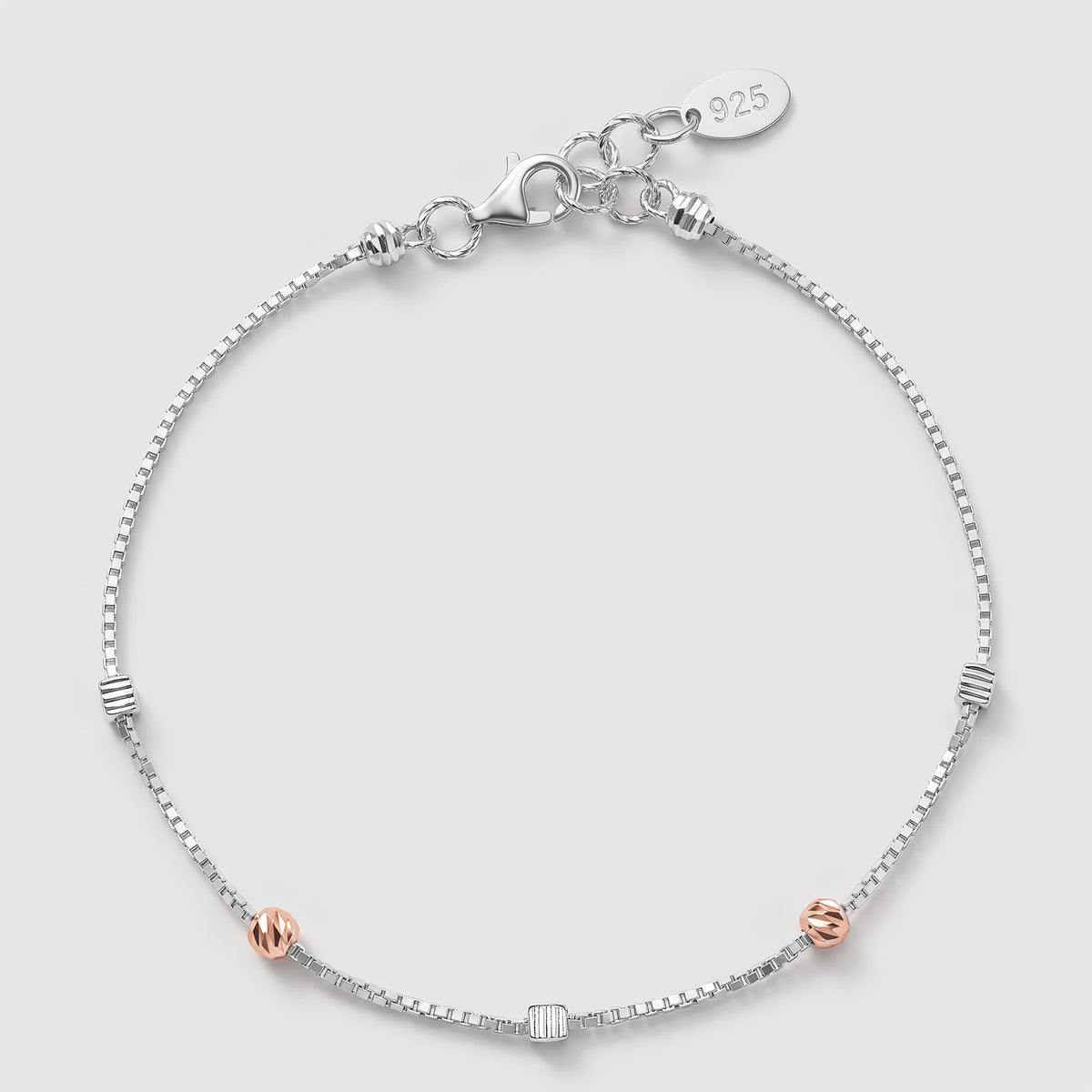 Pehal 925 Silver Two-Tone Bracelet