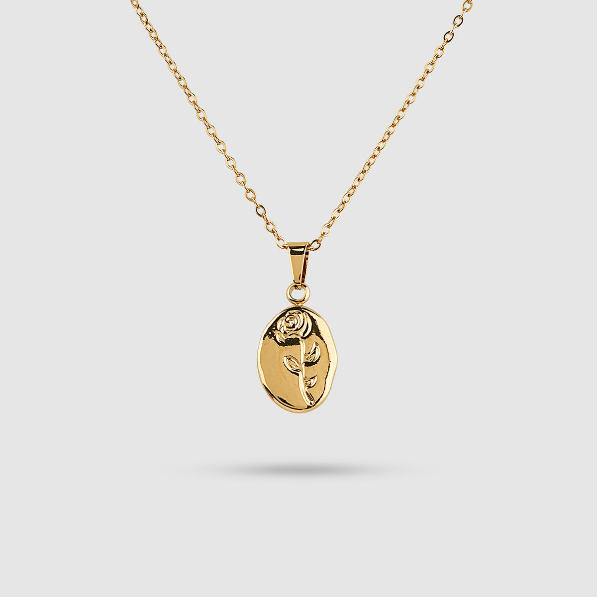 Rose Medallion Necklace