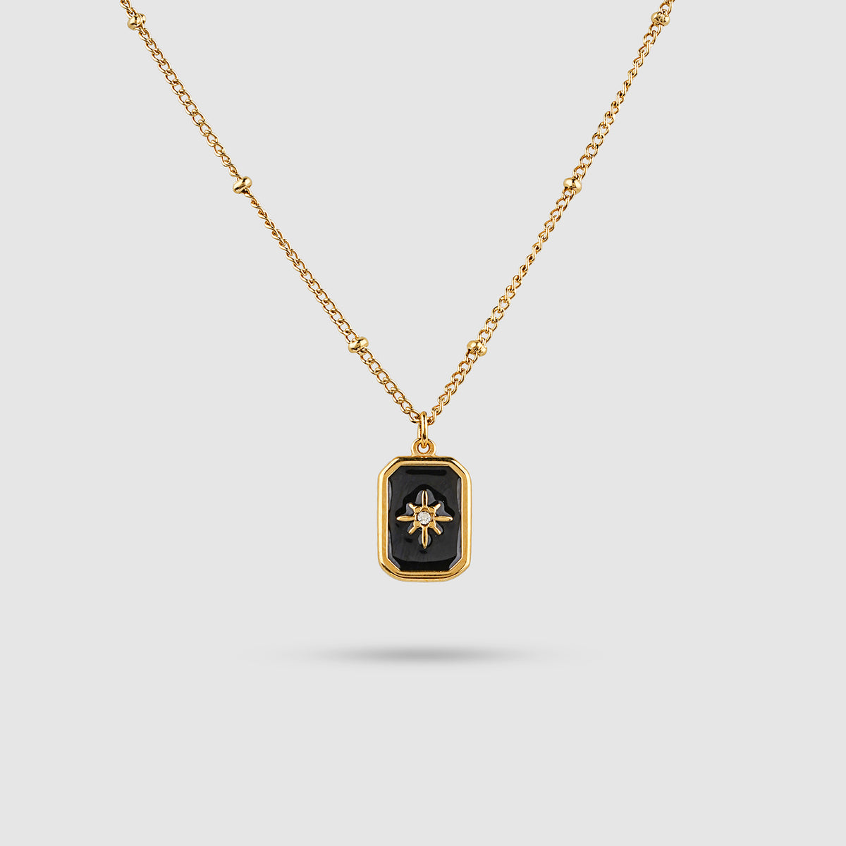 Star Tag Pendant Necklace