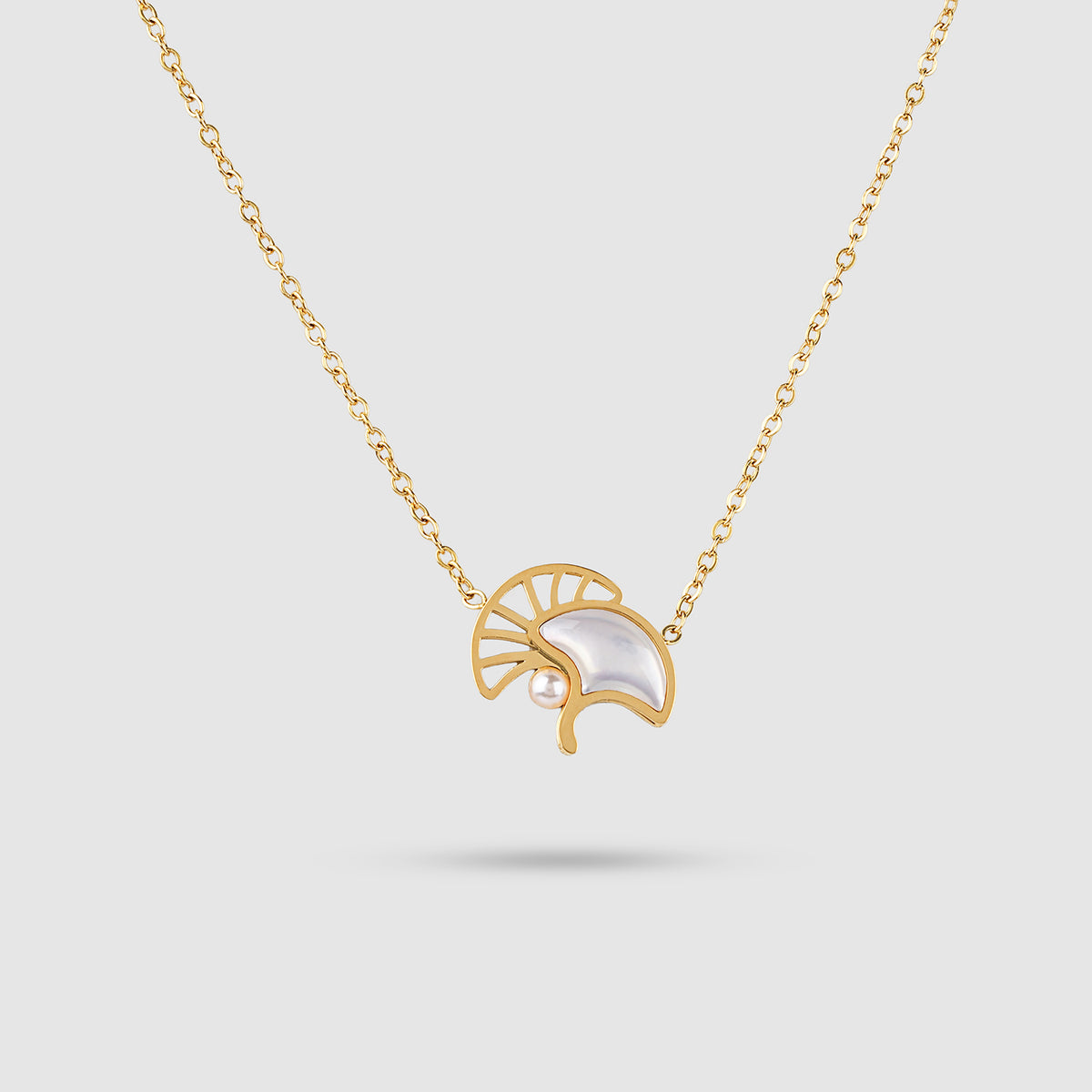 Sunray Fan Necklace