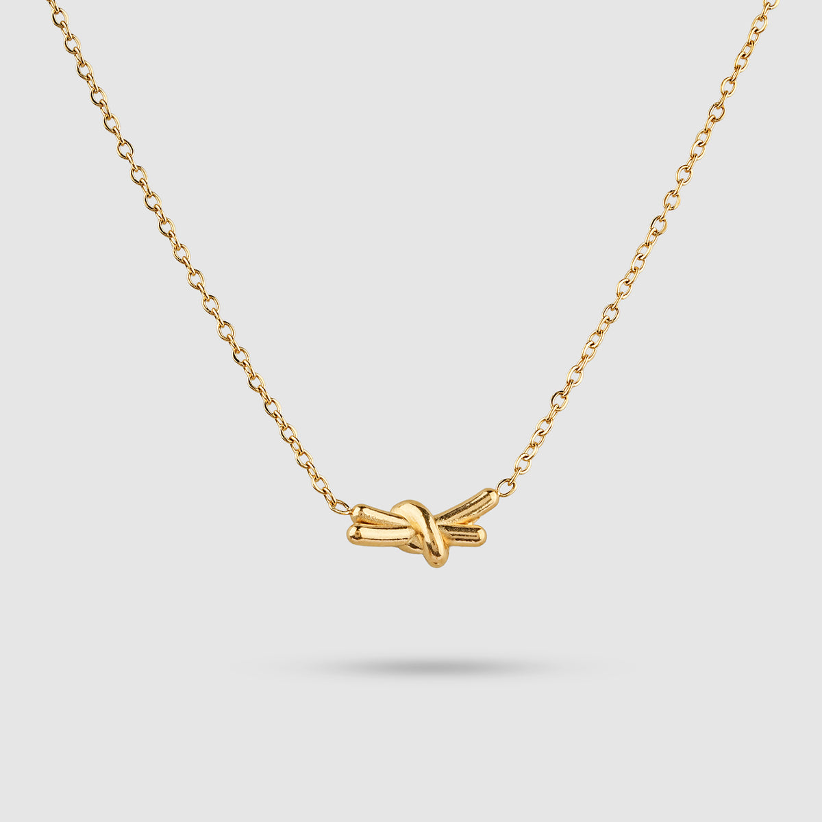 Tiny Knot Necklace