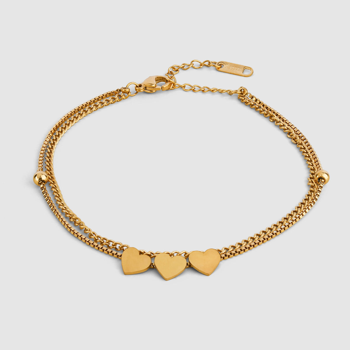Triple Heart Bracelet