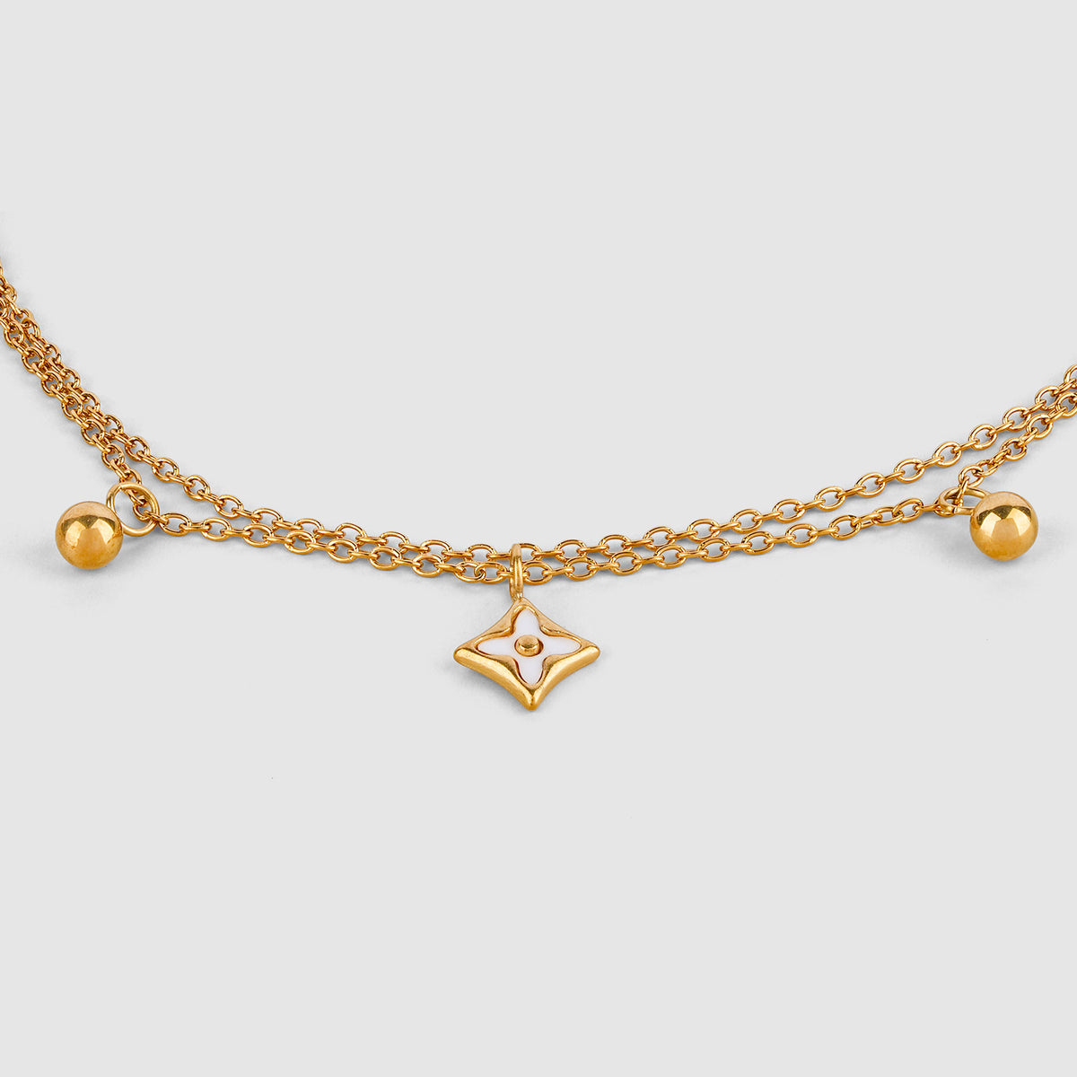 Two Layer Charm Bracelet