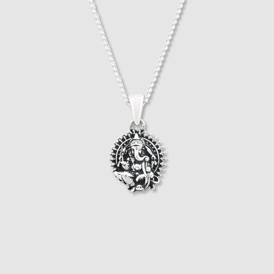 Ganesh Ji 925 Silver Pendant