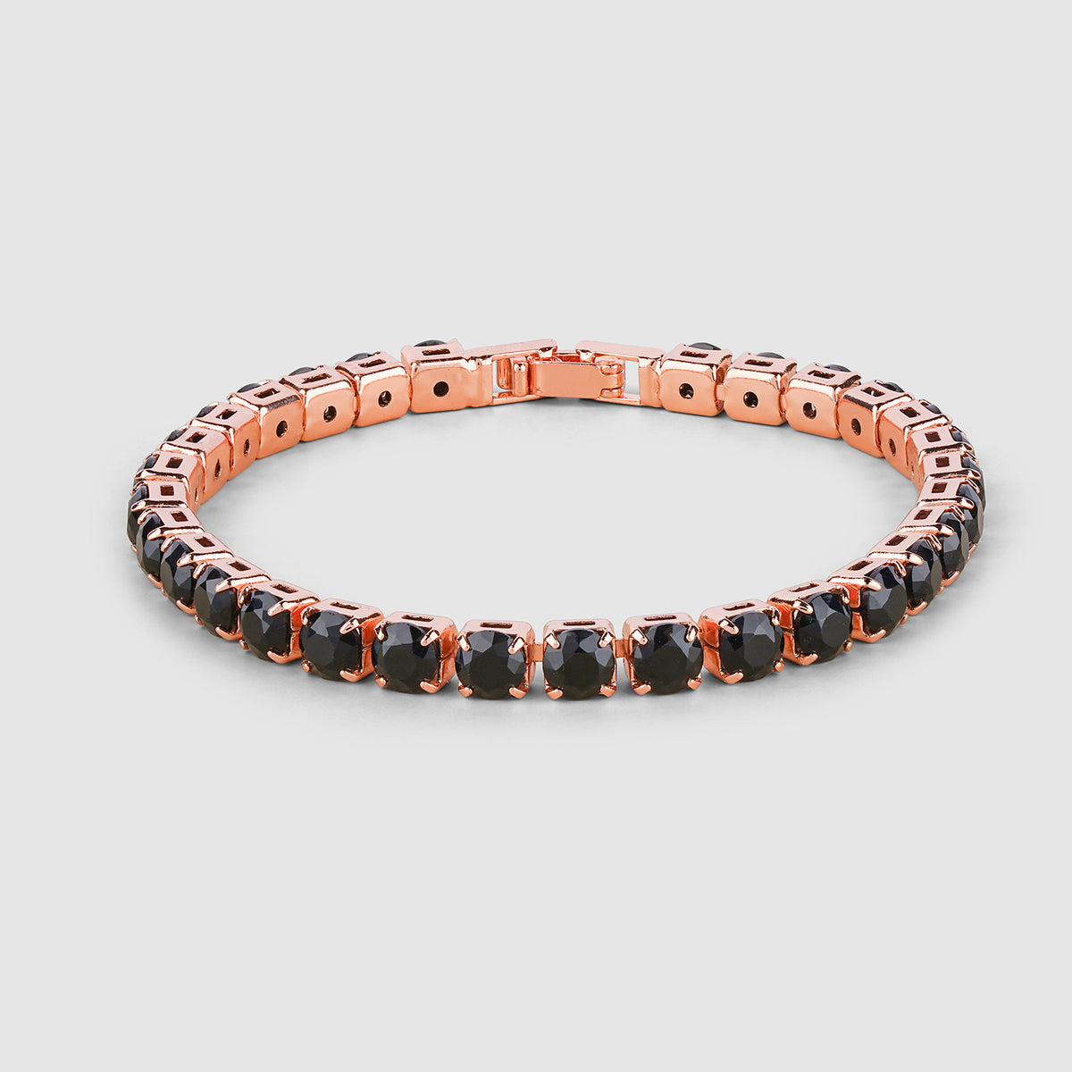 Black Stone Tennis Bracelet