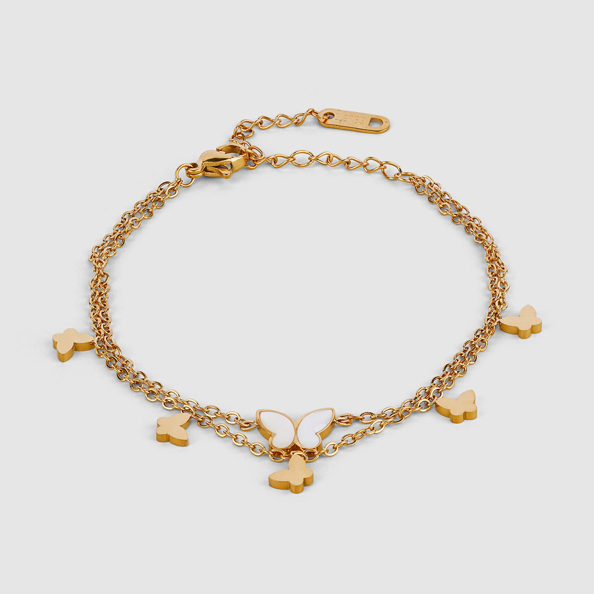 Butterfly Two Layer Bracelet