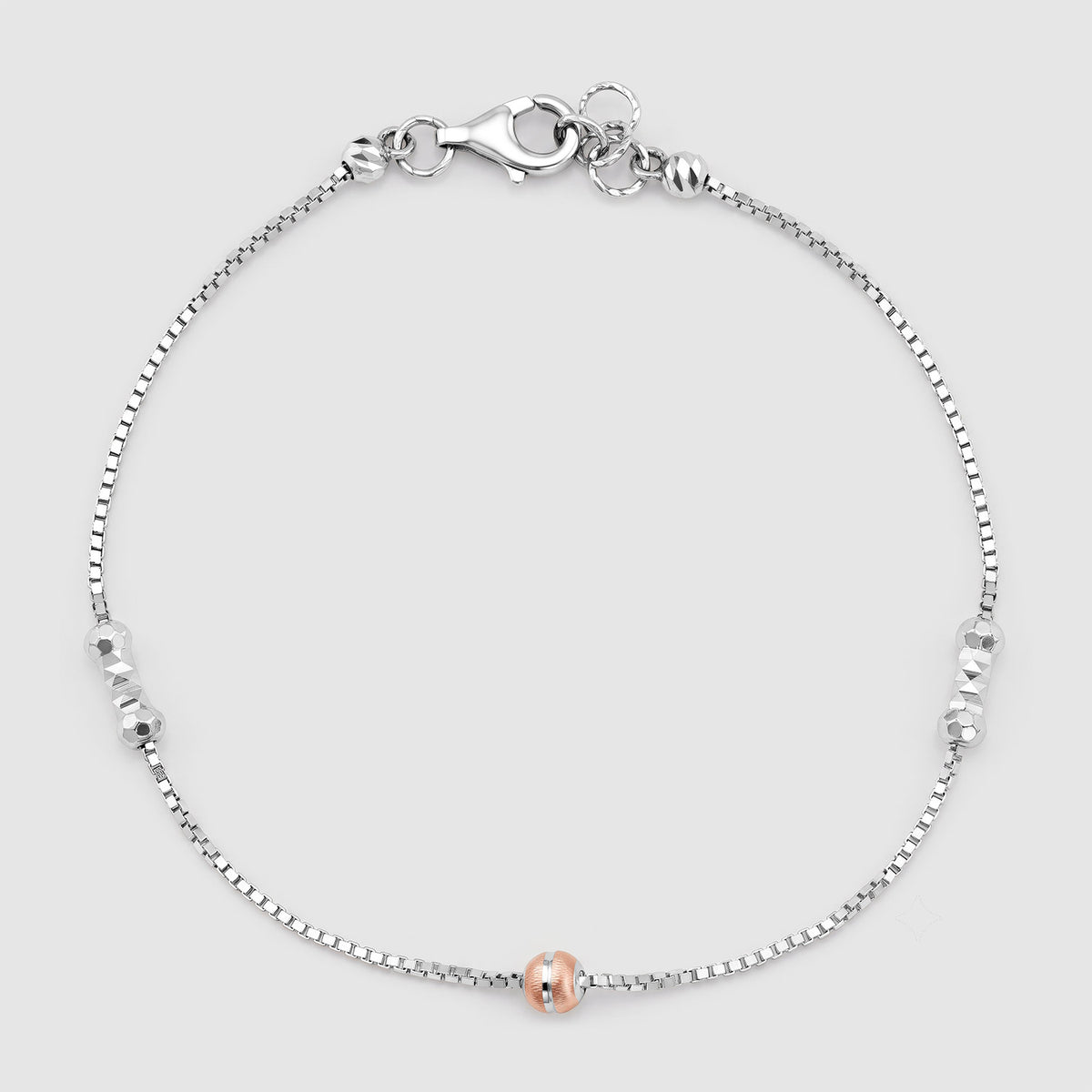 Goonj 925 Silver Two-Tone Bracelet