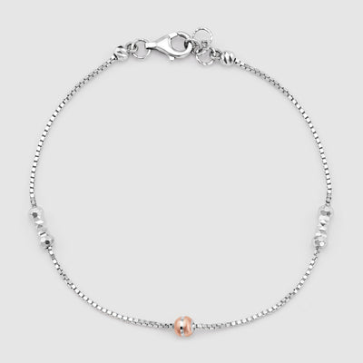 Goonj 925 Silver Two-Tone Bracelet
