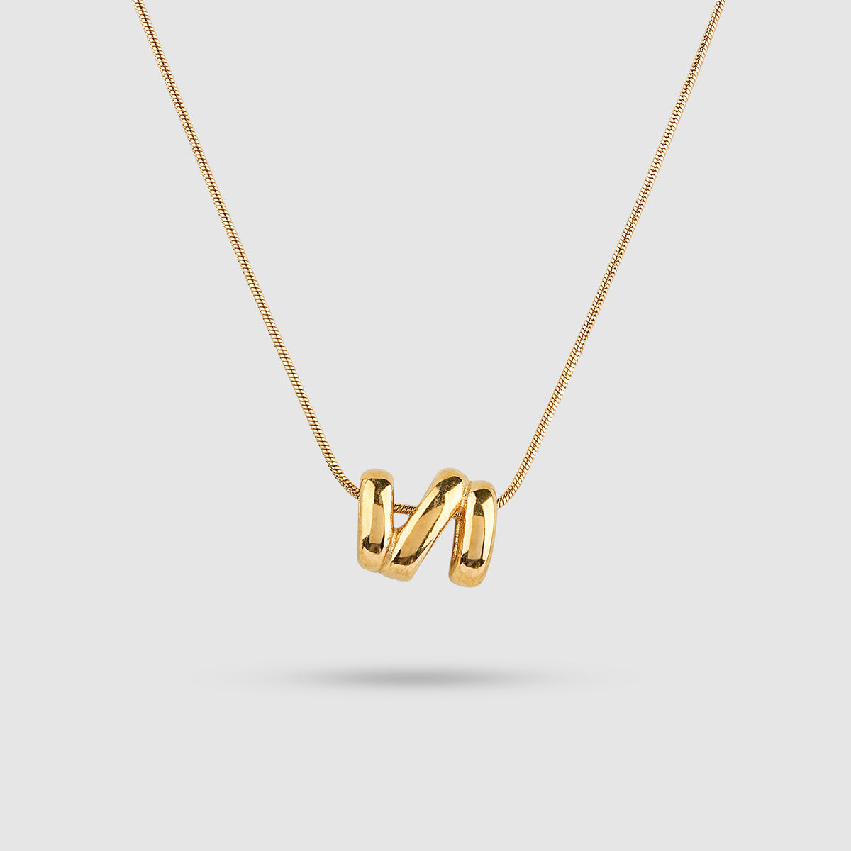 Molten Squiggle Necklace