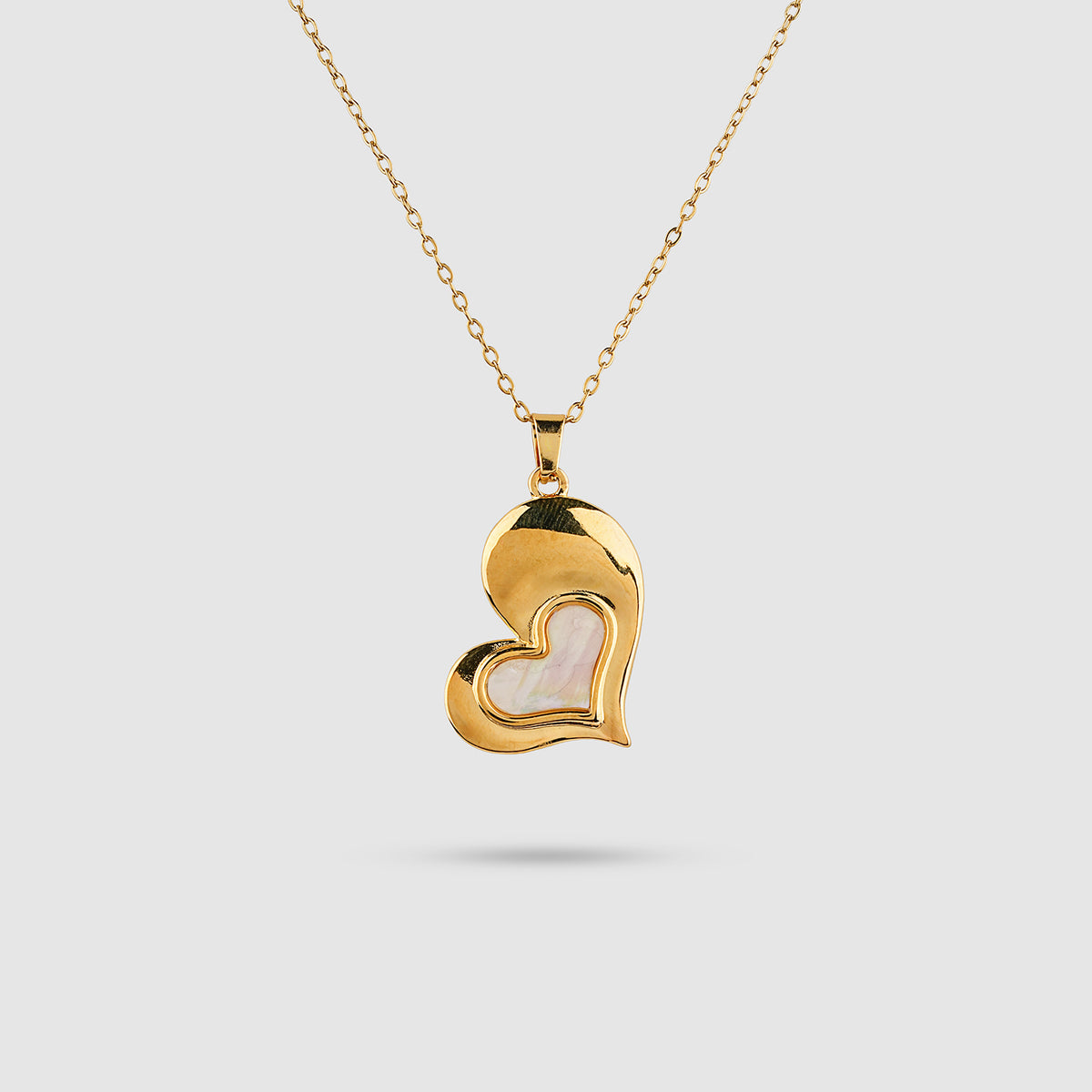 Open Heart Pendant Necklace