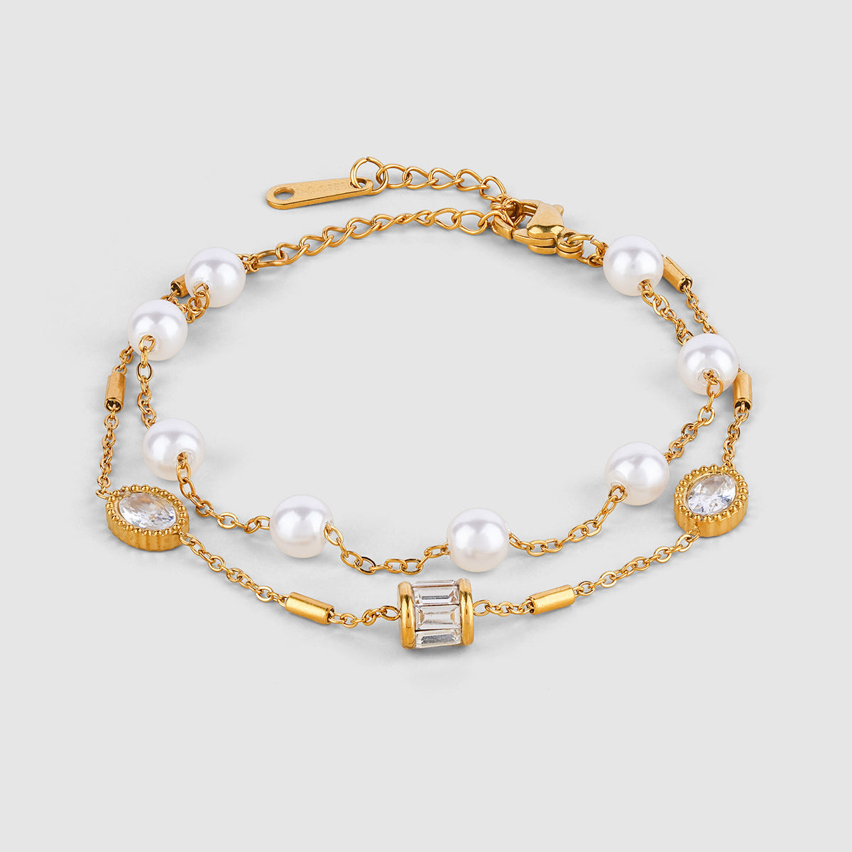 Pearl Two Layer Bracelet
