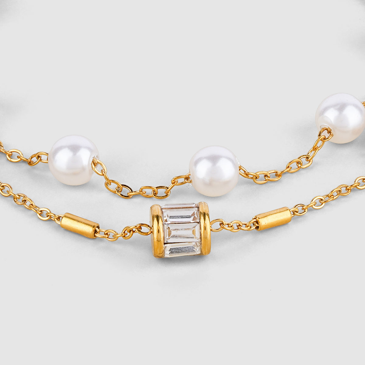 Pearl Two Layer Bracelet