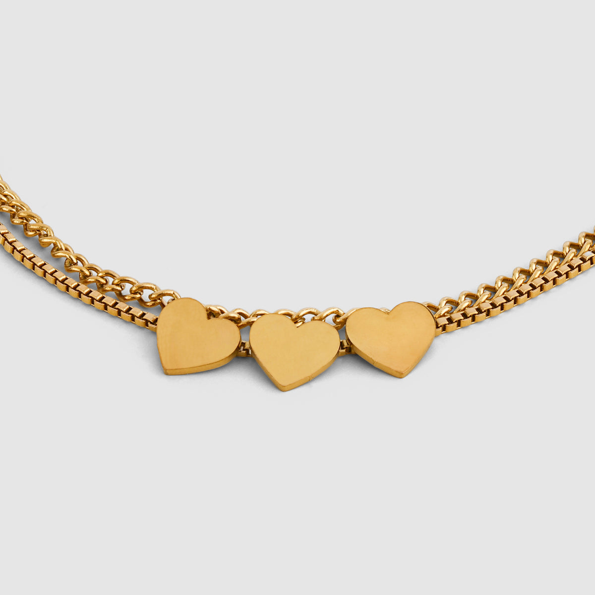 Triple Heart Bracelet