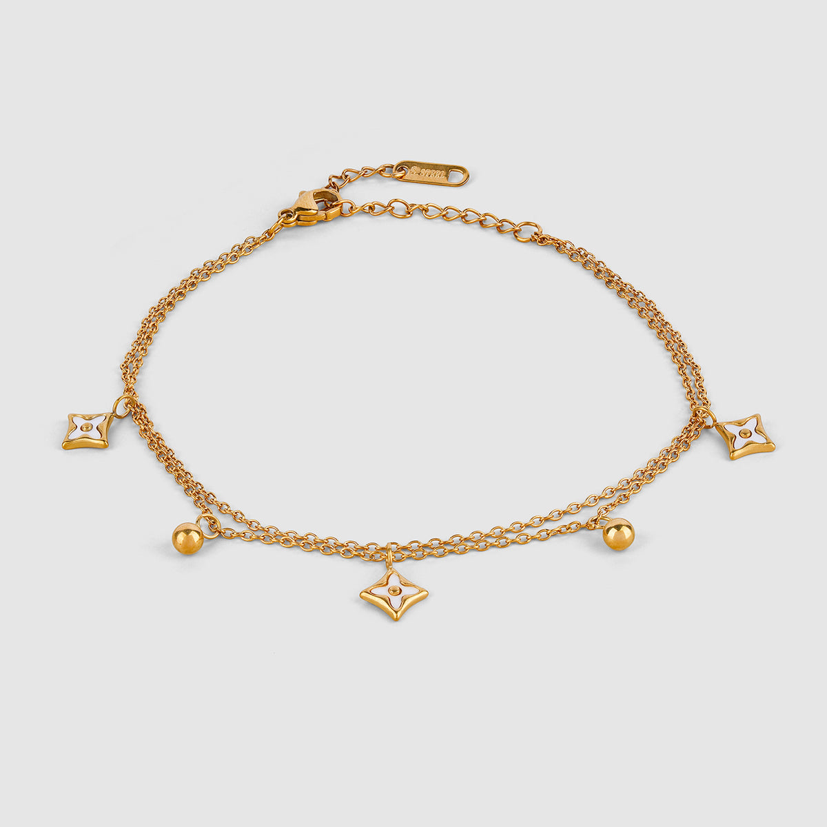 Two Layer Charm Bracelet