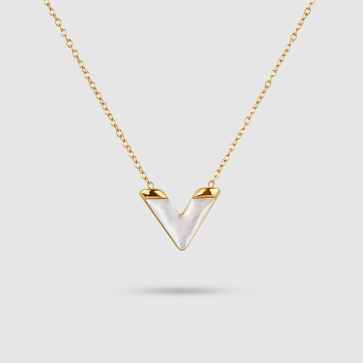 V Shell Pendant Necklace